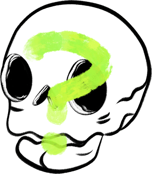 Question Mark Skull